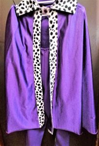 Kids Costumes to Hire - King or Prince - Purple cape & pants - CHILD
